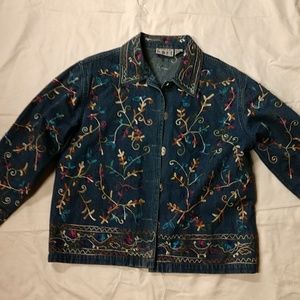 Embroidered Denim Jacket